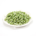 Cubes de pois verts lyophilisé déshydraté